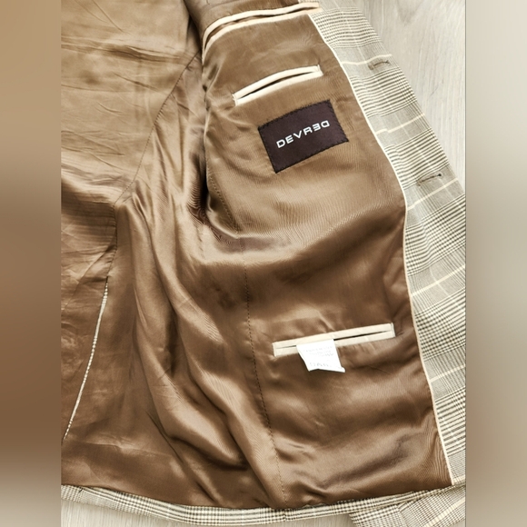 DEVRED Plaid Blazer 38 L - Picture 6 of 8